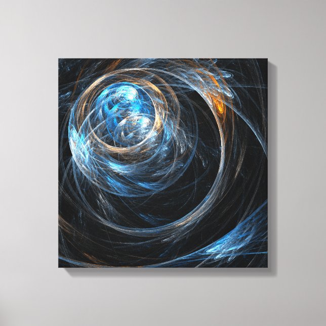 Toile Autour du monde Abstrait Art Quad Canvas Imprimer (Recto)