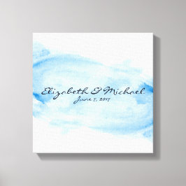 Toile Autre livre d'invités Stretted Canvas aquarelle