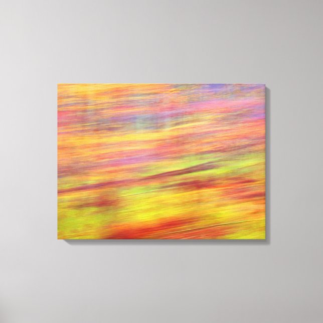 Toile Autumn Abstract Canvas Print (Recto)