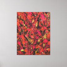 "Autumn Rains", Impressionism, abstract, acrylic