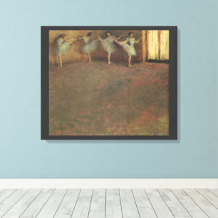Toile Avant le ballet d'Edgar Degas, Art Vintage