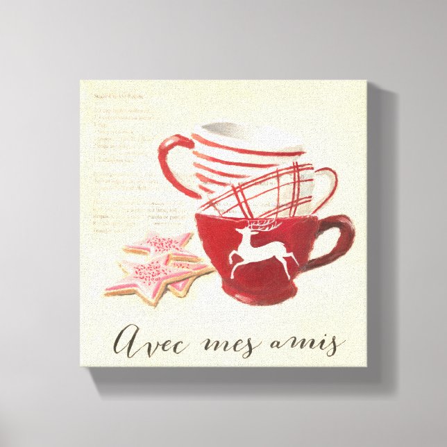 Toile Avec Mes Amis (Recto)