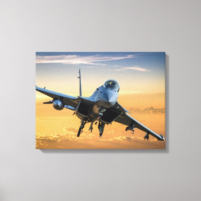 Toile Avion de combat (Recto)