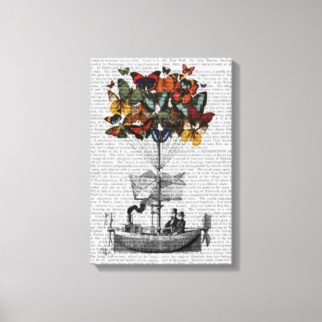 Toile Avion papillon (Recto)