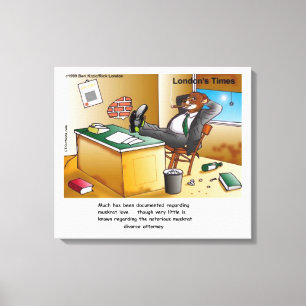 Toile Avocat de divorce Rick London Muskrat Comic