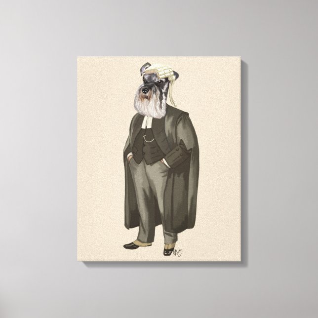Toile Avocat Schnauzer (Recto)
