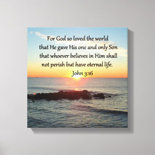 TOILE AWE-INSPIRING JOHN 3:16 SCELER