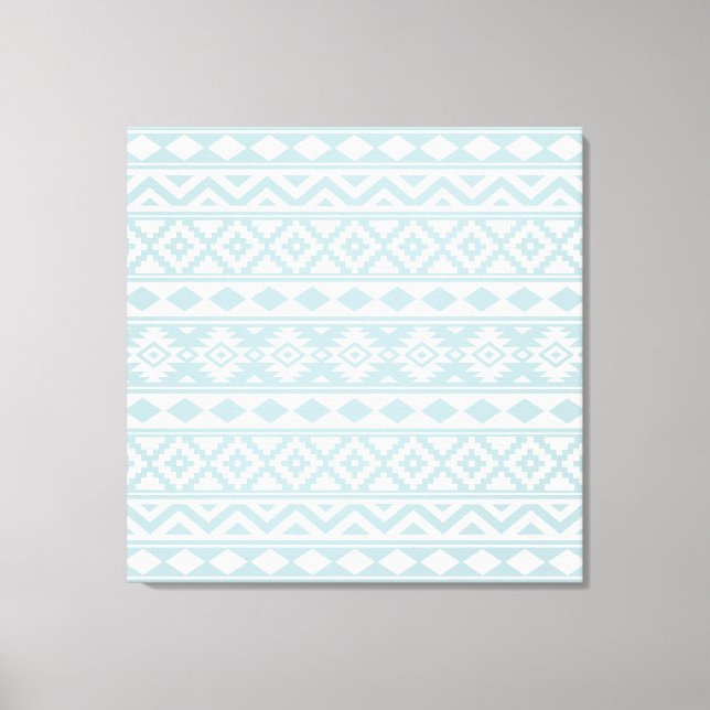Toile Aztec Essence Ptn III b Canard Oeuf Bleu & Blanc (Recto)