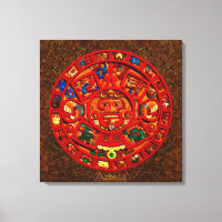 AZTECA ~ Maya\Aztec Sun Calendar Art Imprimer