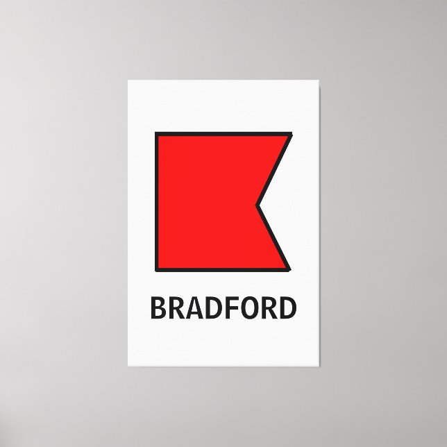 Toile B Nom de famille Indicateur nautique (Recto)