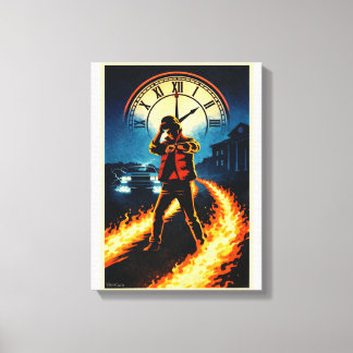 Toile Back to the Future Inspired Retro Movie Poster Art