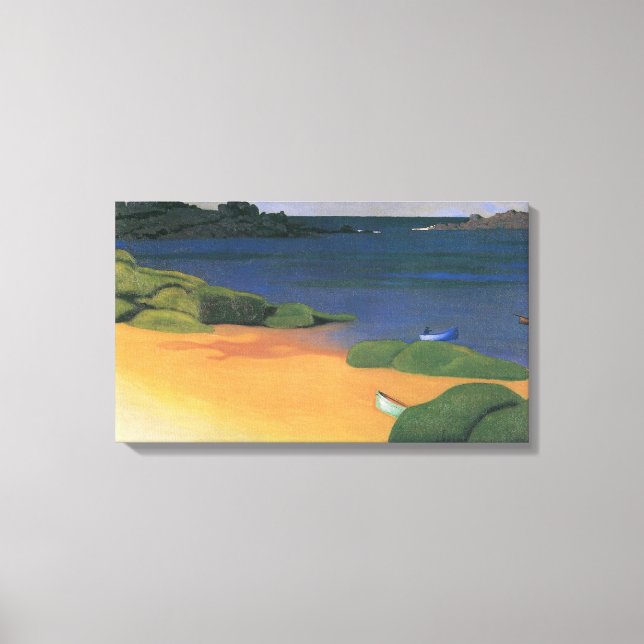 Toile Baie de Tregastel par Felix Vallotton, Art (Recto)