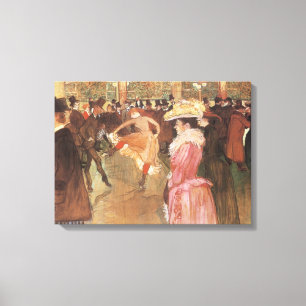 Toile Bal au cabaret by Toulouse Lautrec