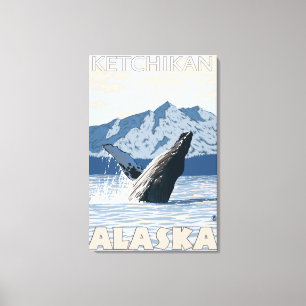 Toile Baleine de bosse - Ketchikan, Alaska