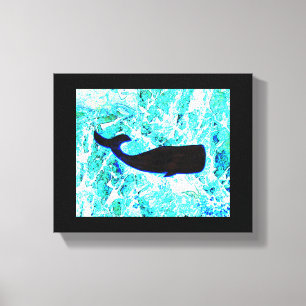 Toile baleine noire Thunder_Cove