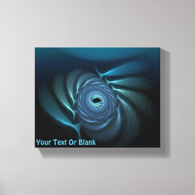 Toile Baleines de glace fractales (Recto)