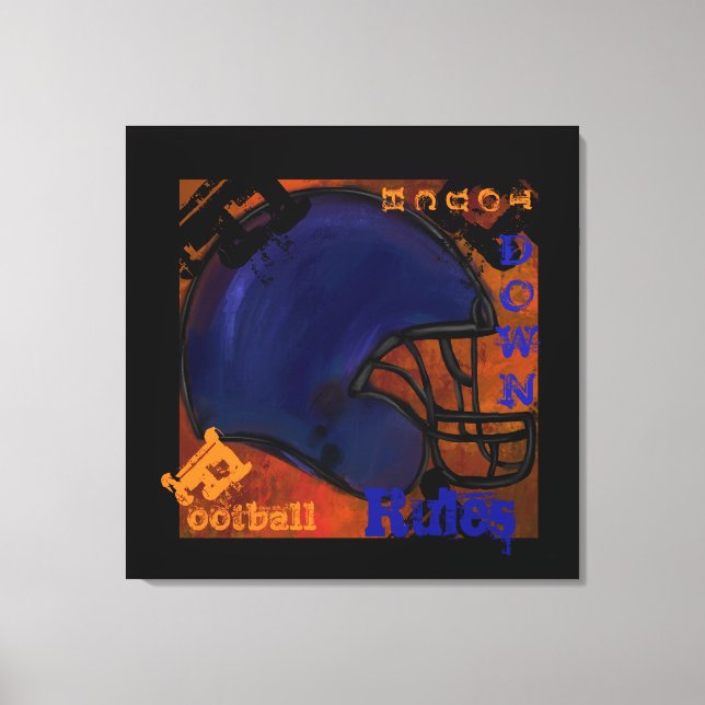 TOILE BALLON DE FOOT AMÉRICAIN (Recto)