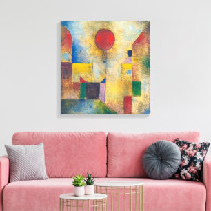 Toile Ballons rouges   Paul Klee  