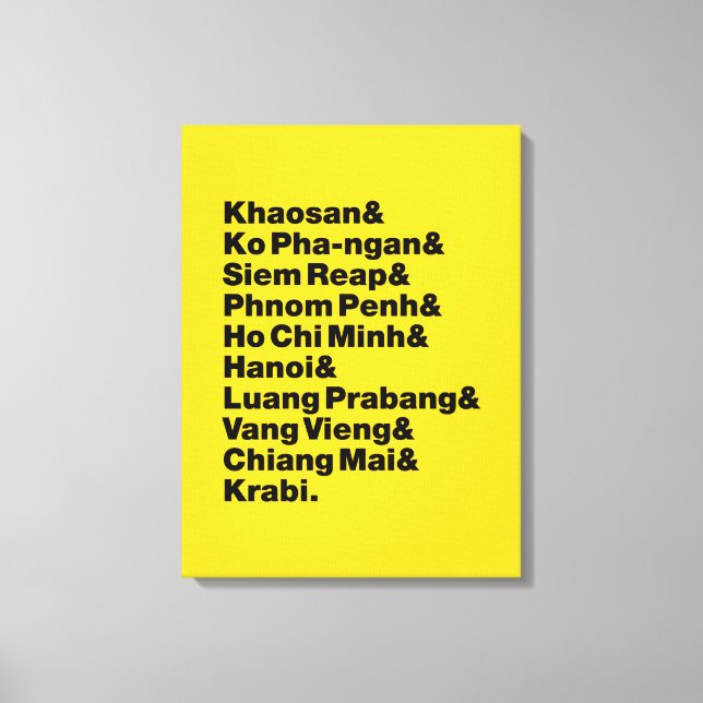 Toile Banana Pancake Trail / Circuit (Recto)