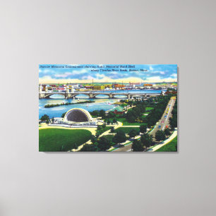 Toile Bande Shell commémorative, Charles River de trappe