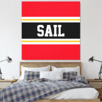 Bandes de course rouges noires blanches orange SAI