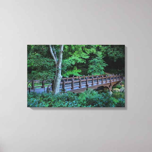 Toile Bank Rock Bridge, Central Park, New York City (Recto)