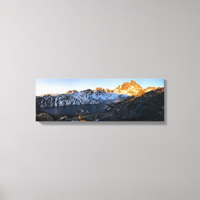 Toile Banner Peak Sunrise Garnet Lake - John Muir Trail (Recto)