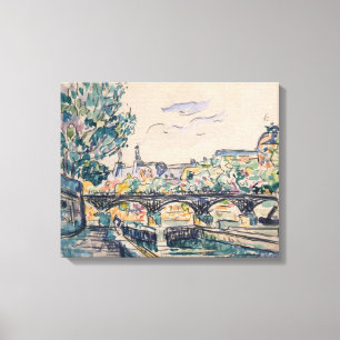 Toile Banque de la Seine près du Pont des Arts