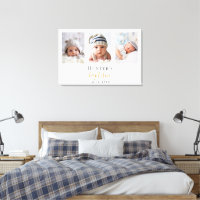 Baptême personnalisé photo garçon moderne fille