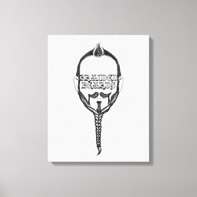 Toile barbe tressée (Recto)