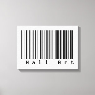 Toile Barcode Art - OEuvre murale