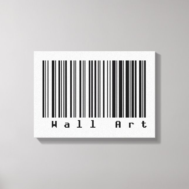 Toile Barcode Art - OEuvre murale (Recto)