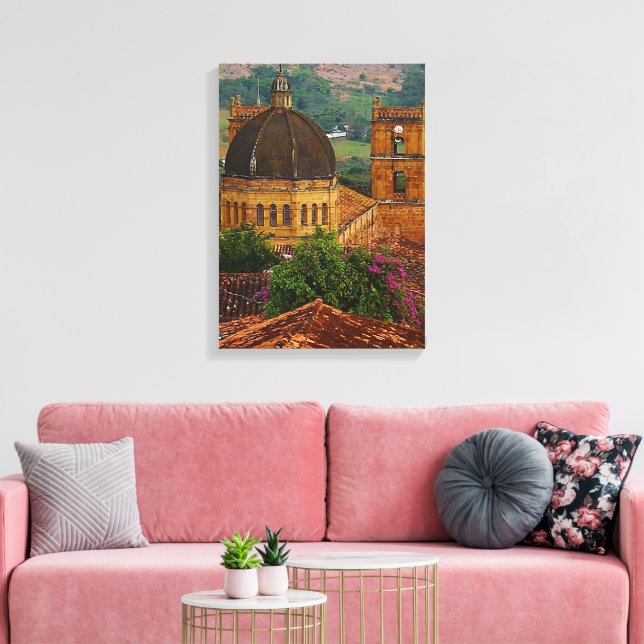 Toile Barichara Church Canvas Print (Insitu(Salon))