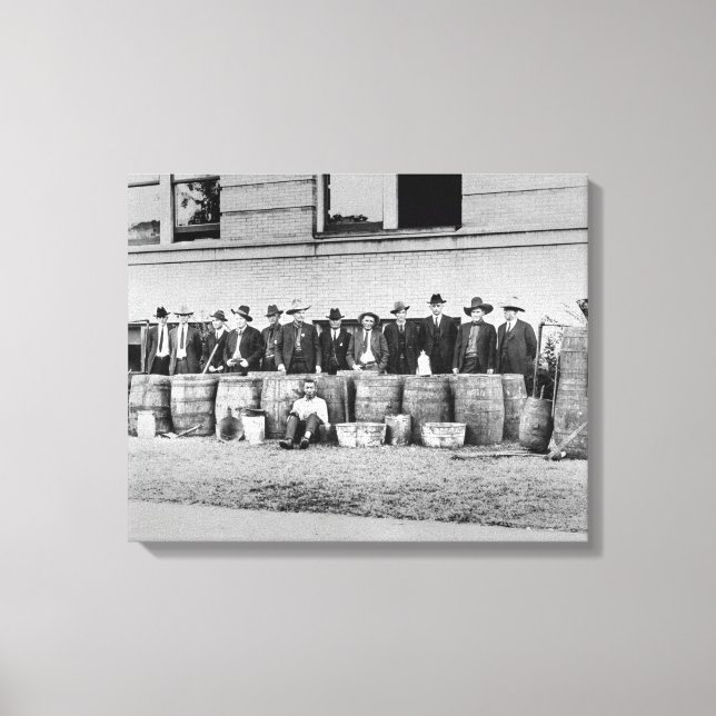 Toile Barils de Bootleg Liquor, 1922 (Recto)