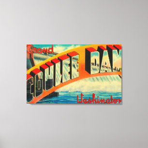 Toile Barrage de Grand Coulee, Washington