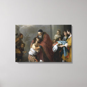 Toile Bartolome Esteban Murillo-Retour du prodigue