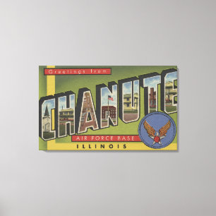 Toile Base aérienne de Chanute - grandes scènes de
