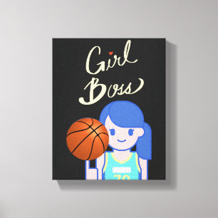 Toile Basket-ball féminin