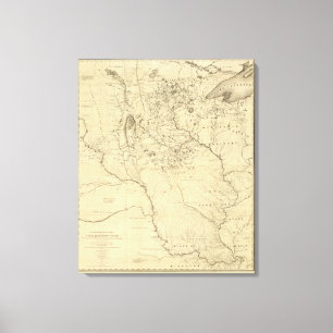 Toile Bassin hydrographique du fleuve Mississippi