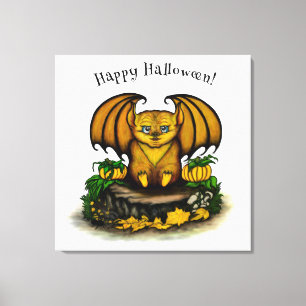 Toile Bat d'Halloween mignonne