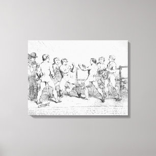 Toile Bataille célèbre entre R.Humphreys et D.