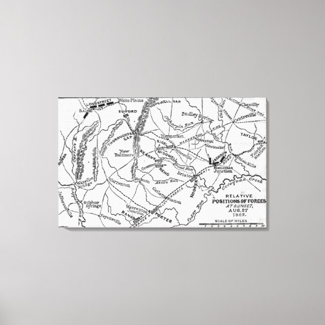 Toile Bataille de Bull Run (Recto)