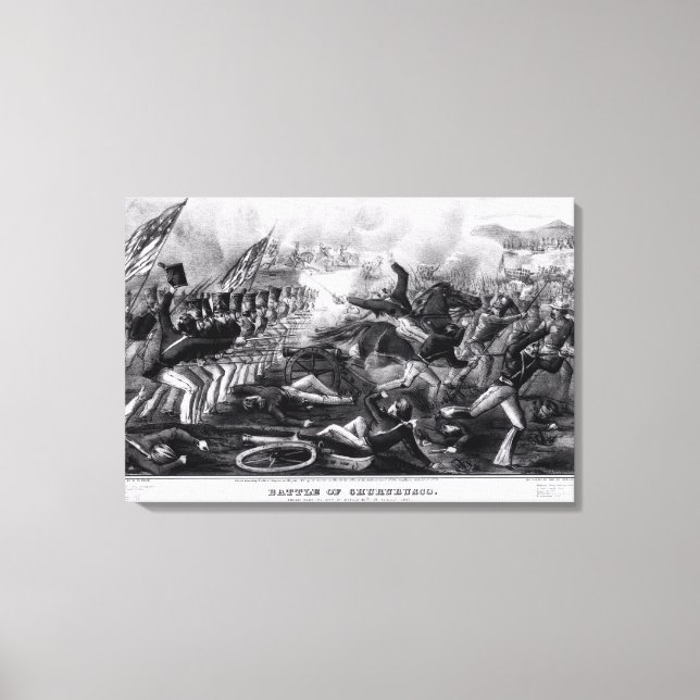 Toile Bataille de Churubusco (Recto)