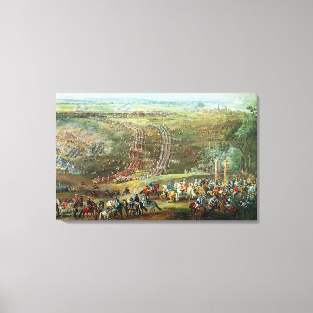 Toile Bataille de Fontenoy, le 11 mai 1745 (Recto)