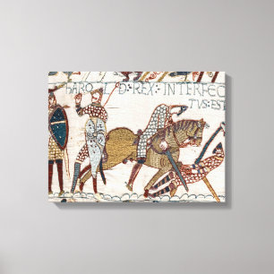 Toile Bataille de Hastings - Bayeux Tapestry King Harold