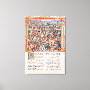 Toile Bataille de Nancy en 1477