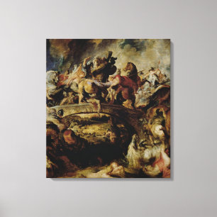 Toile Bataille des Amazone et des Grecs, c.1617