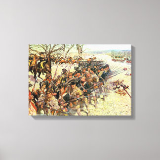 Toile Bataille du tribunal de Guilford Révolution améric