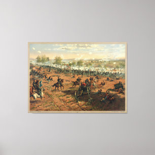 Toile Bataille Gettysburg Hancock chez Gettysbug