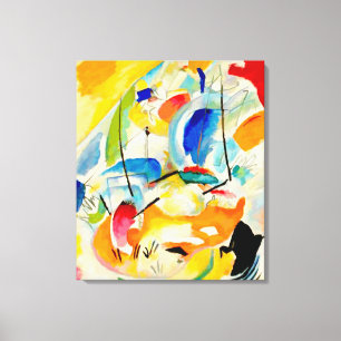 Toile Bataille maritime de Kandinsky 1913